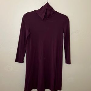 Burgundy turtleneck dress SM American Eagle Outfitters